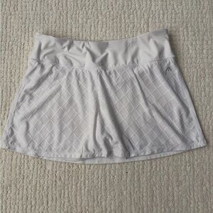 Head White Patterned Tennis Skirt